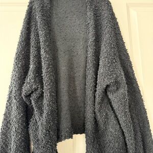 Wild Fable Black Textured Sweater